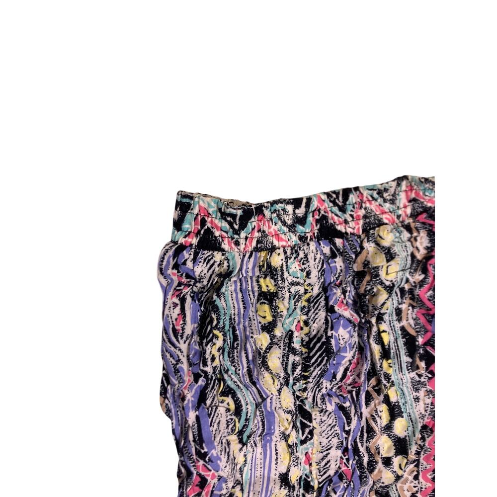 Judy Knapp Colorful Rayon Boho Skirt Womens Medium Lightweight Art Teacher Style - Picture 4 of 5